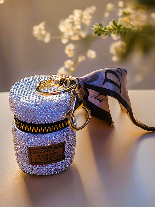 Kleine Strass - Tasche Anhänger für Schlüssel oder Taschen