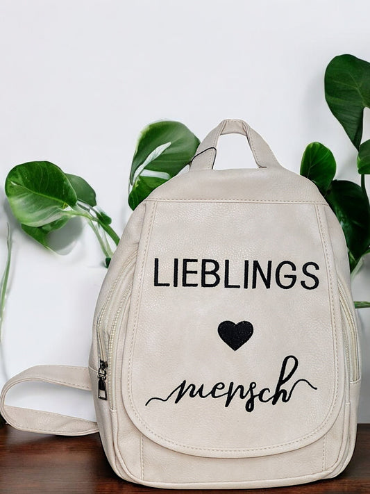 Lieblingsmensch Rucksack in versch. Farben