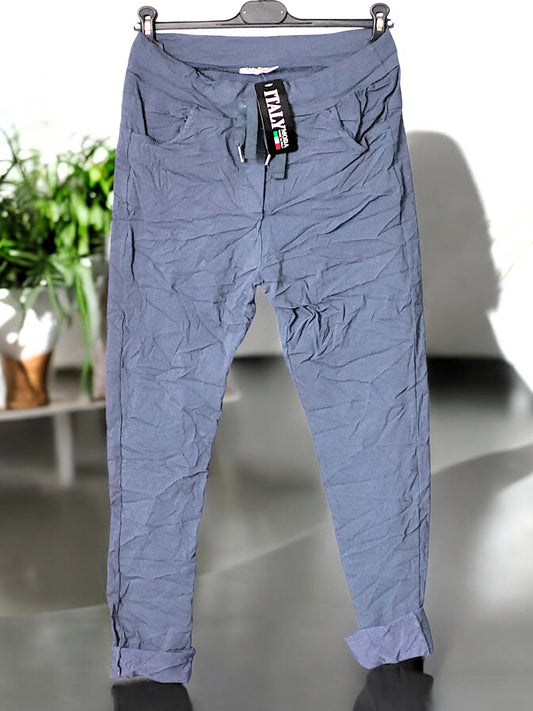 Jogpant uni mit Gesäßtaschen Gr. 38- 44 in versch. Farben