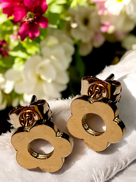 Ohrstecker "Flora" in Silber und Gold