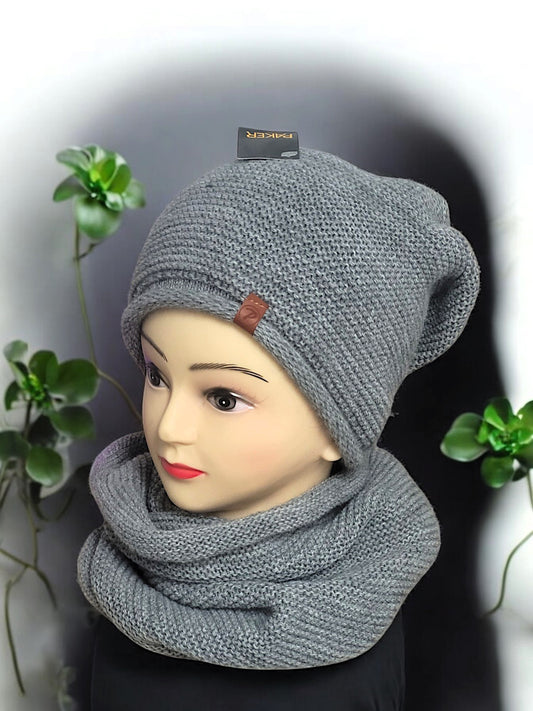 Winterset Mütze + Loop in versch. Farben