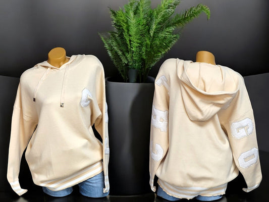 Strick-Hoodie "CHICAGO" Gr. 42-46 in 2 Farben