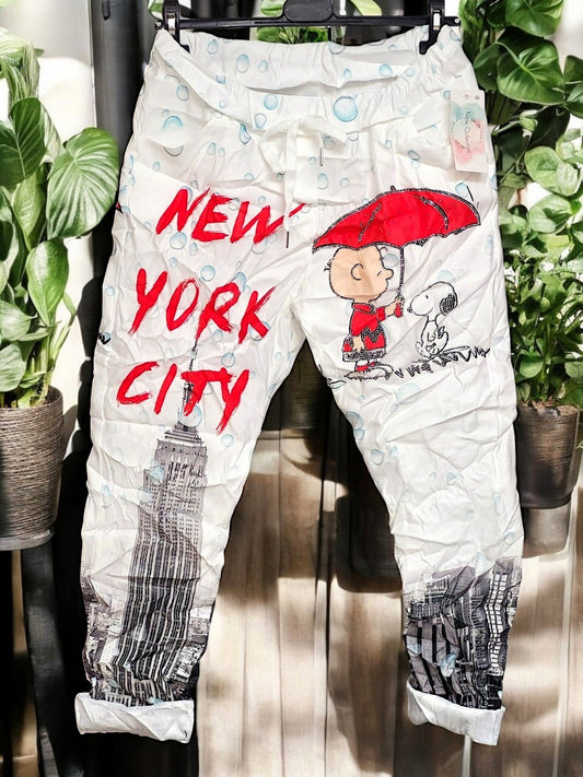 🌟 Stylische Jogginghose "New York City" 🌟Gr. 36 - 42 in 2 Farben