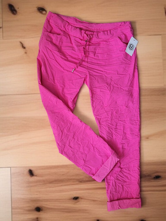 ✨ Jogpant mit Taschen & Zugband – Gr. 42–46 – 4 Farben 🌈