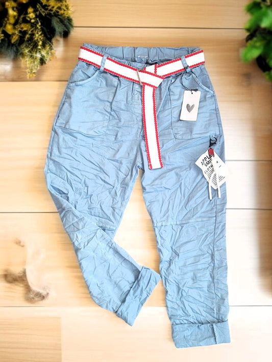 🆕 Stylische Jogpant mit Gürtel – in 6 Farben 🌈 | Gr. 36-42 Onesize 🧵