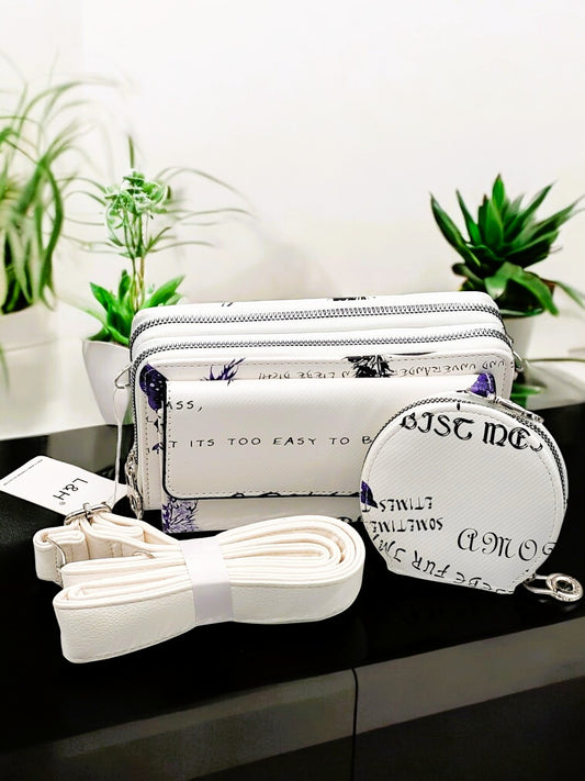 📱🦋 Crossbody-Wallet „Butterfly Love“ – 3 Farben | 21 × 11 × 7 cm ✨