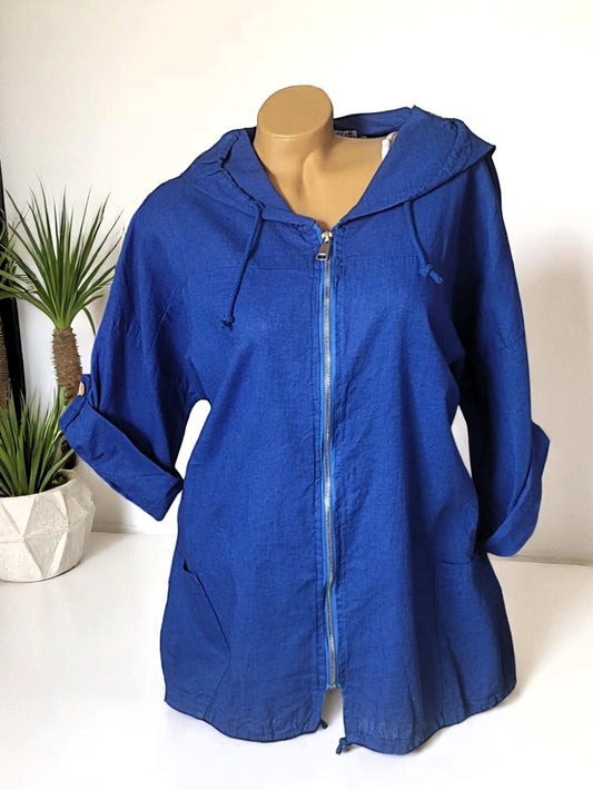 🧥 Kapuzen-Jacke 2 Farben – Gr. 42-48 🌀🌈