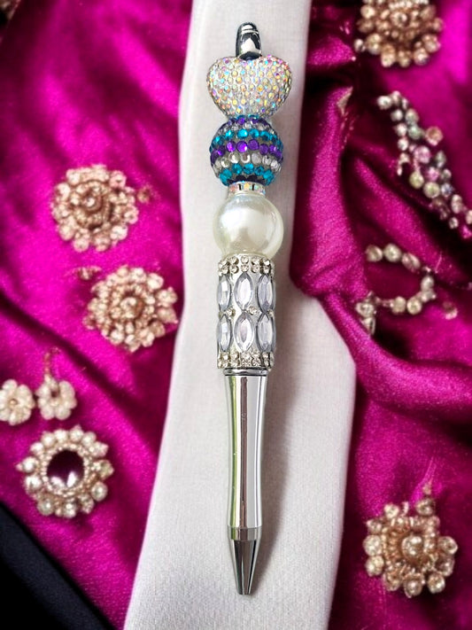 💖🖊️ Deluxe Crystal‑Heart Kugelschreiber – 3 Varianten – HANDGEFERTIGTES UNIKAT ✨🎁