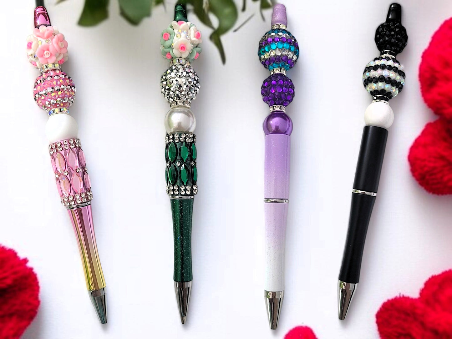 💖🖊️ Glam‑Sparkle Kugelschreiber – 12 Varianten – HANDGEFERTIGTE UNIKATE ✨🎀