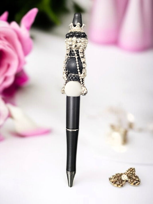 👑🖊️ Luxe‑Crown Kugelschreiber – 4 Varianten – handgefertigtes UNIKAT ✨💎