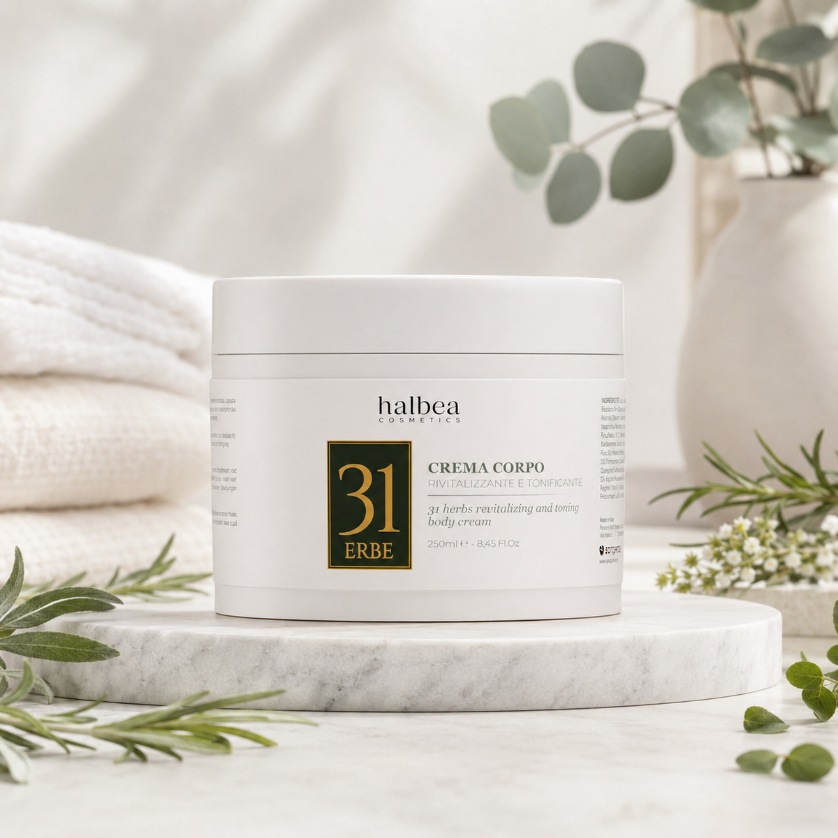 🌿✨ Revitalisierende & straffende Körpercreme – Öl 31 Kräuter – 250 ml ✨🌿