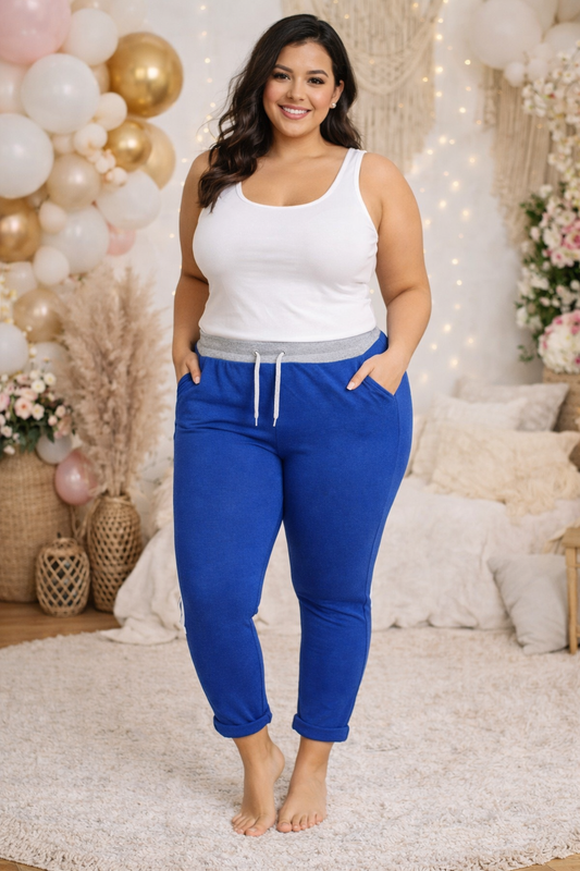 ✨ Sweathose Damen | Gr. 46–50 | 6 Farben | Bequeme Baumwoll Jogginghose