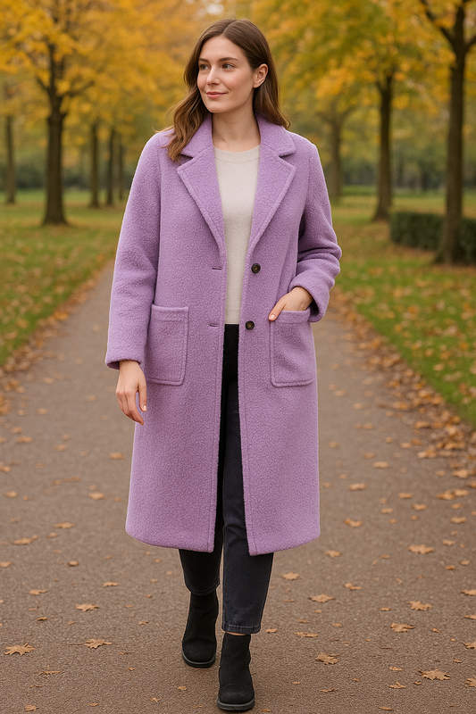 🧥 Teddy-Mantel – 4 Farben – Gr. 42–46 | Kuscheliger Oversize-Mantel für Damen