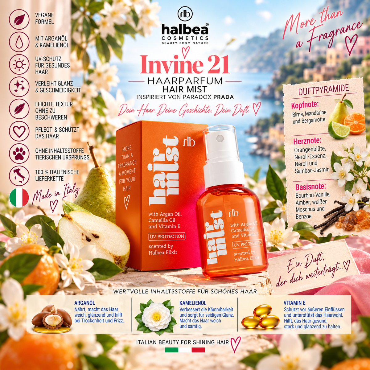 ✨ Invine 21 – Haarparfum Hair Mist 50 ml ✨ 🌸 Inspiriert von Prada Paradoxe 💕✨