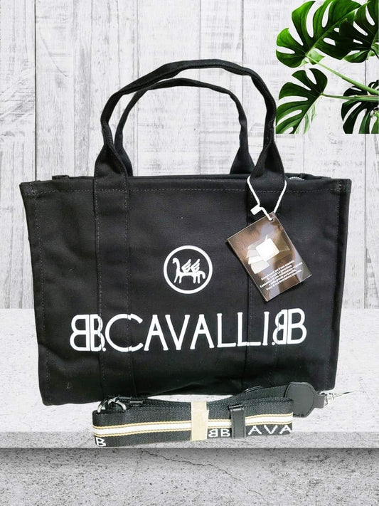 Canvas Shopper klein mit Schriftzug in versch. Farben