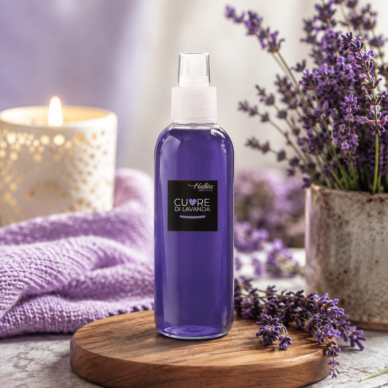 💜🌿 Lufterfrischer „Lavendelherz“ – Raum & Auto Spray 100 ml 🌿💜