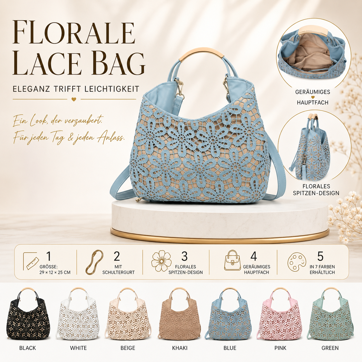 🌸 Florale Lace Bag 🌸