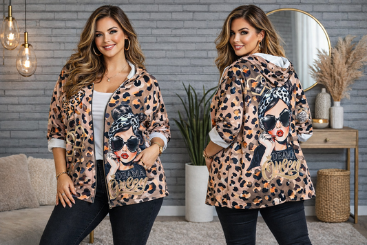 🧥 Kapuzenjacke aus Butterstoff – 6 einzigartige Motive – Größe 46–52 🌟🔥