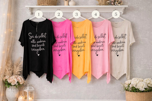 ✨ Unser beliebtes Zipfel-Shirt ist zurück – jetzt in 5 traumhaften Farben! ✨