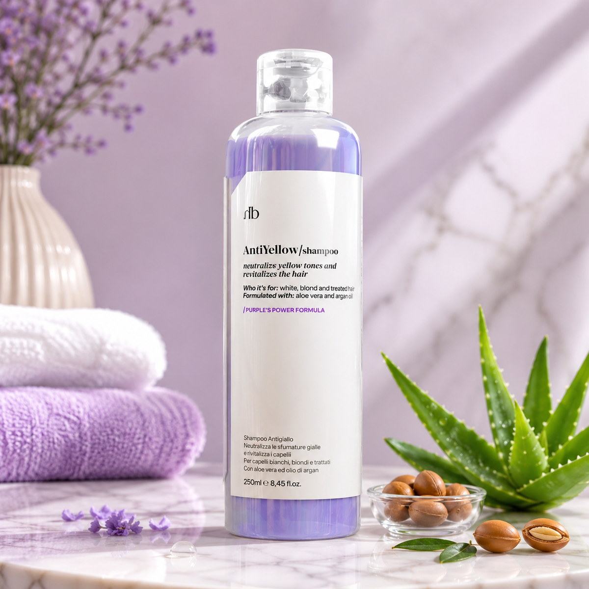 💜✨ AntiYellow Shampoo für weißes, blondes & behandeltes Haar – 250 ml ✨💜