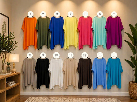 🌟 Wunderschönes Oversize-Shirt 🌟 💖 Gr. 48–54 | 14 tolle Farben💖