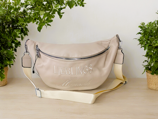 Crossbag "Lieblingsmensch" in versch. Farben