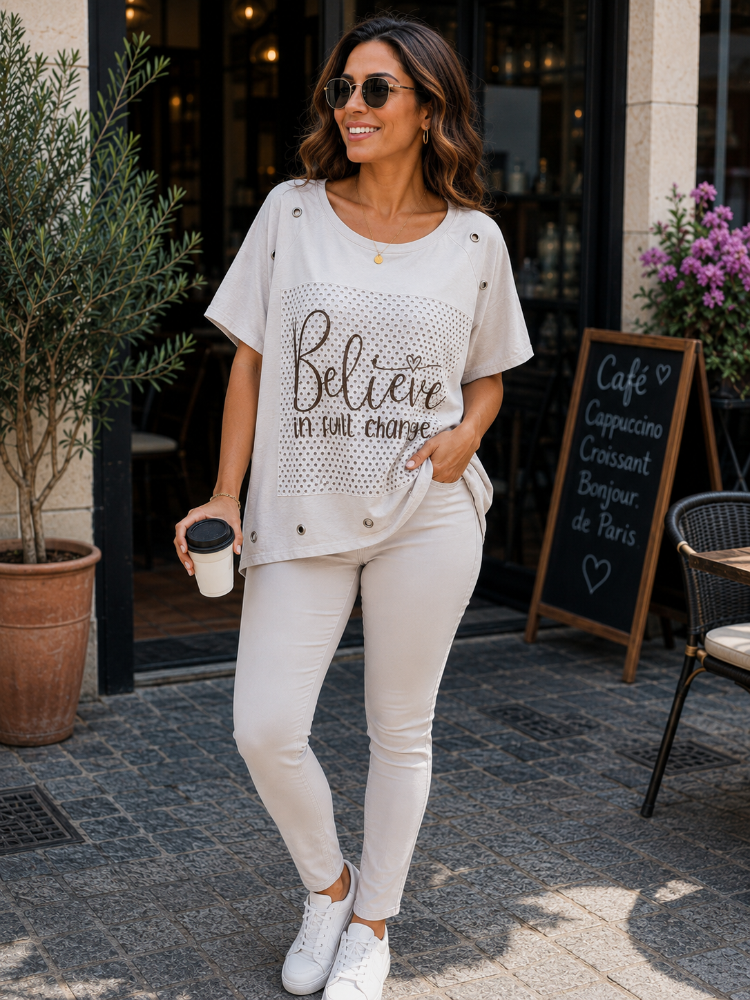 BELIEVE Shirt 🤍 Gr. 38–42🔥