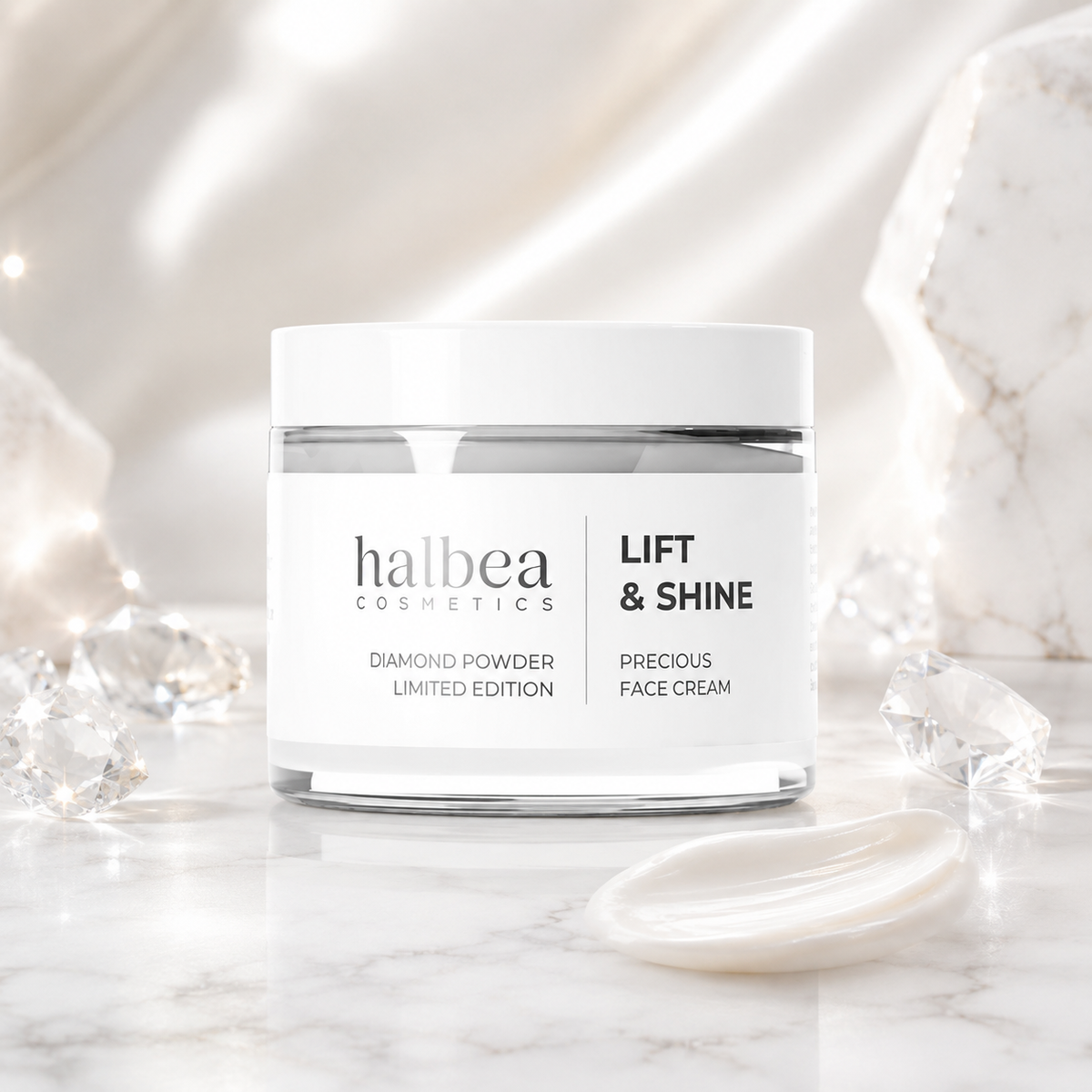 💎✨ Gesichtscreme „Lift&Shine“ mit Diamantpuder – Limited Edition – 50 ml ✨💎