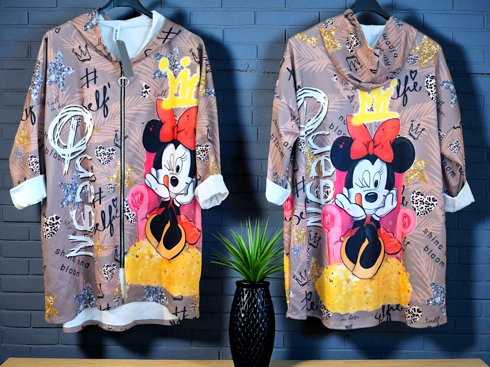 🧥 Kapuzenjacke aus Butterstoff – 6 einzigartige Motive – Größe 46–52 🌟🔥