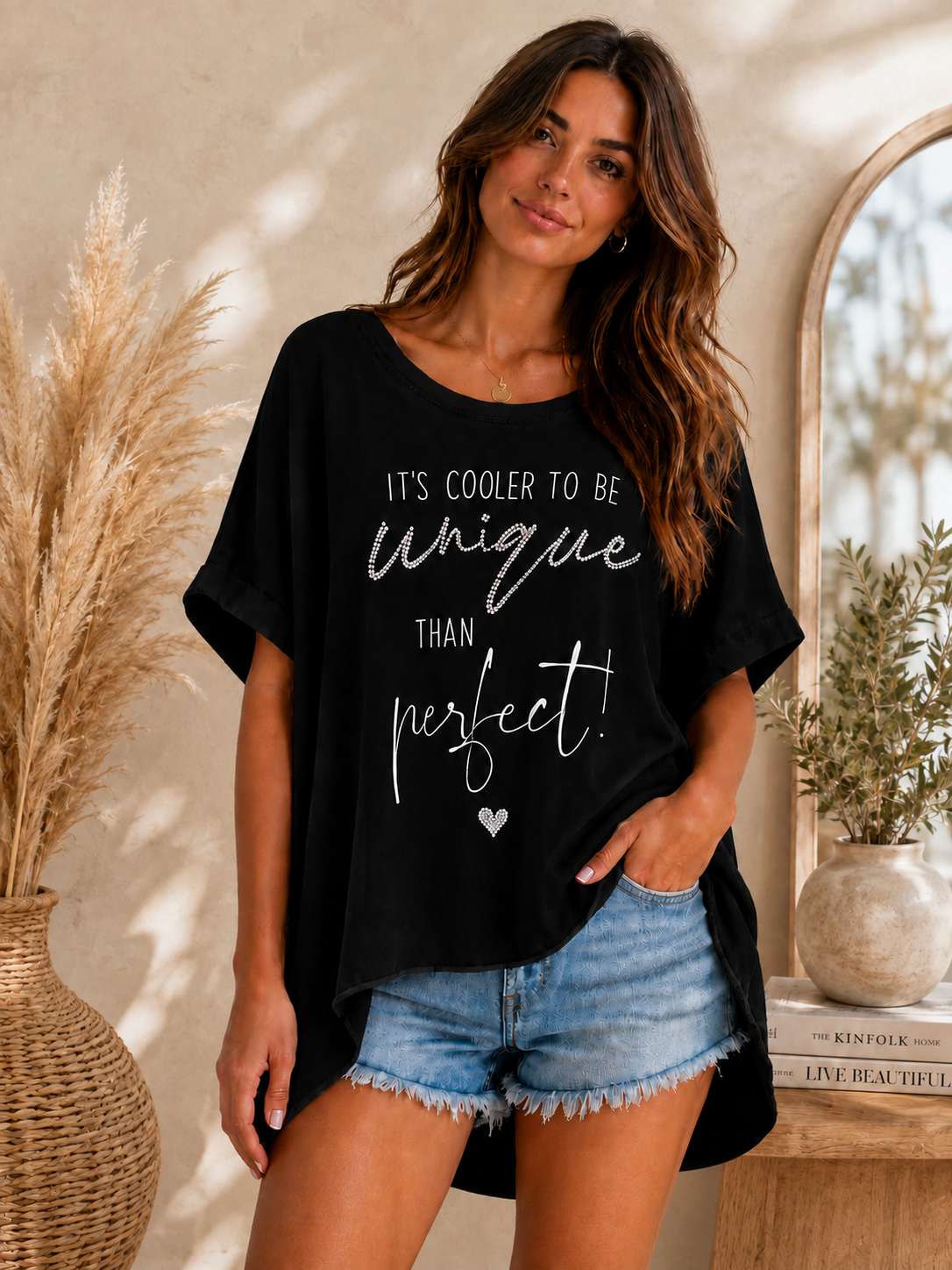 ✨ Lieblingsshirt „Unique“ 👕 Oversize Shirt Gr. 38-46 💖