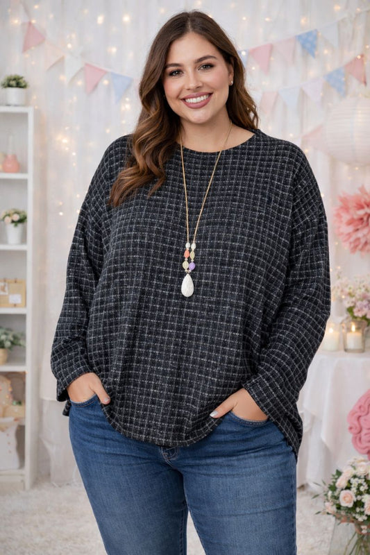 🌟 2-Farben Set: Kuscheliges Feincord-Sweatshirt inkl. Statement-Kette | Gr. 42-46 🌟