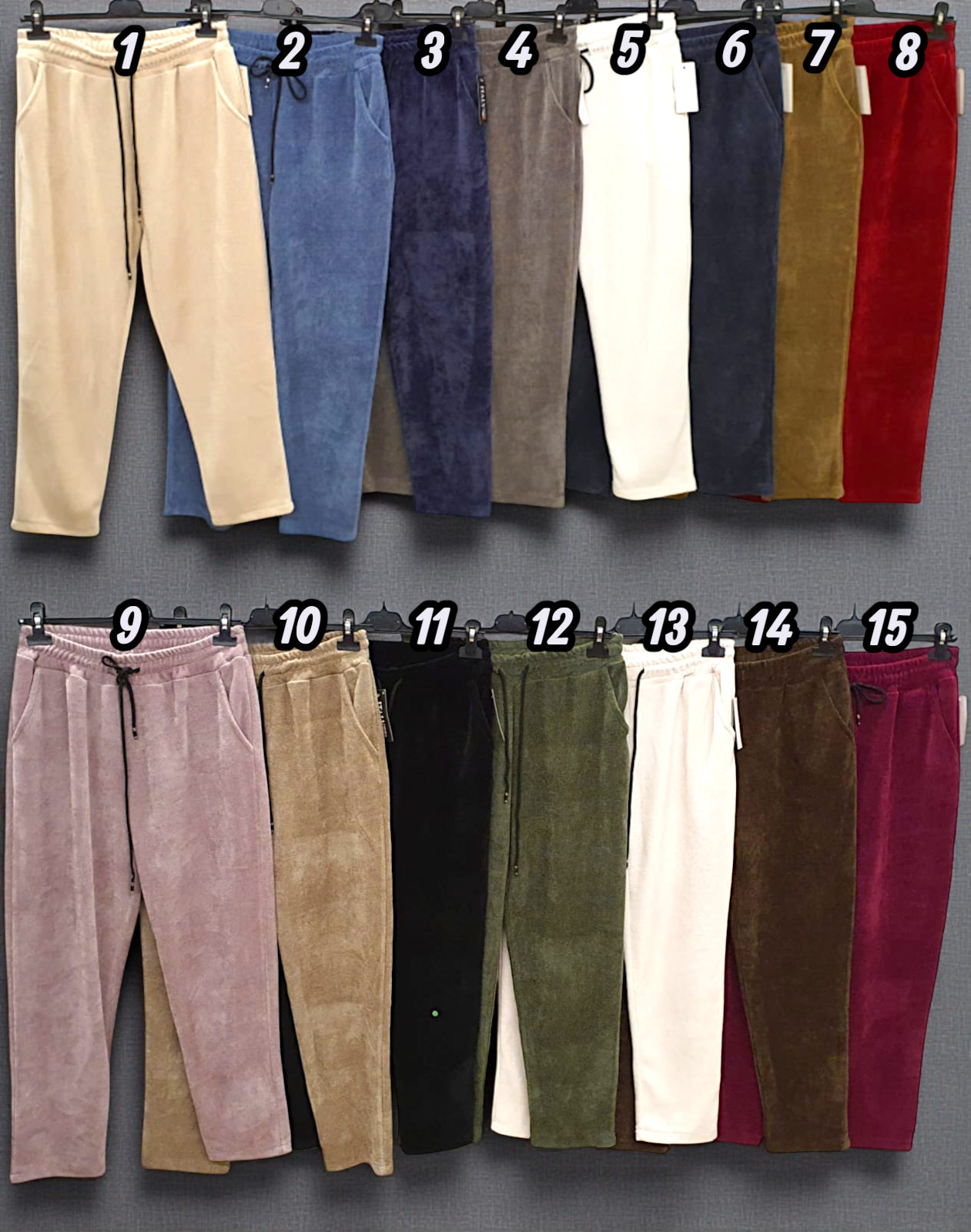 💖 Wohlfühlen Level 100! Nicky-Jogpant in Samt-Look! 15 Farben, Onesize (38-44) 🚀