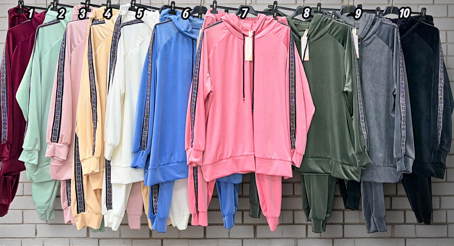 💖 Samt-Trainingsanzug Set – Stilvoller Komfort für jede Figur! 💖