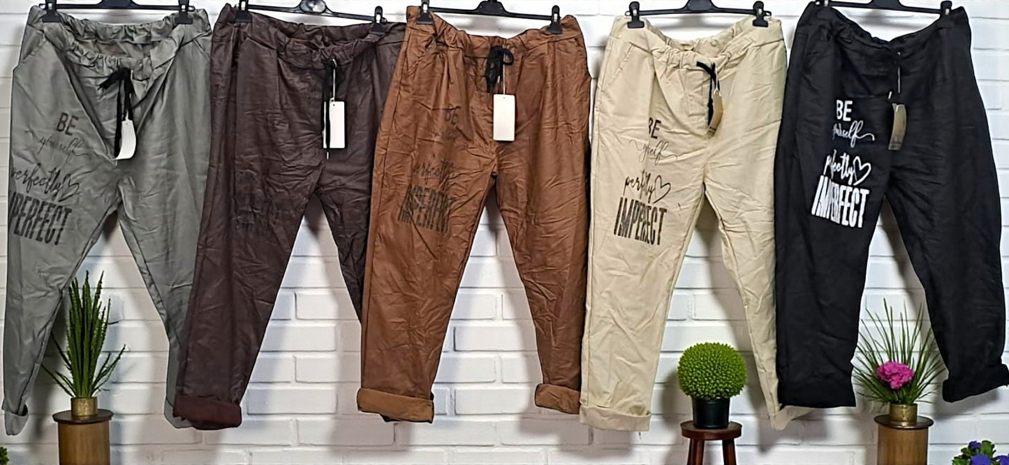 Lässige Jogpant „IMPERFECT“ 🖤✨