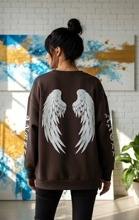 ✨ Sweatshirt "Angel Wings" – Gr. 42-48 – 2 Farben zur Auswahl 👼✨