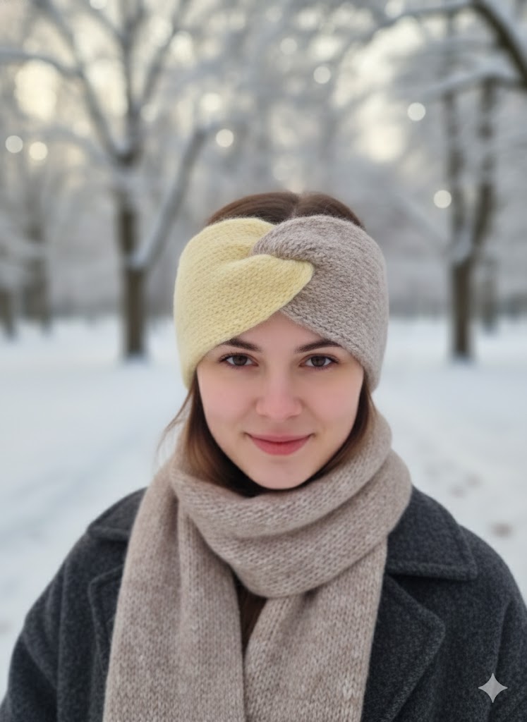 ✨ Kuscheliges Twist-Stirnband – in 5 Farben ✨