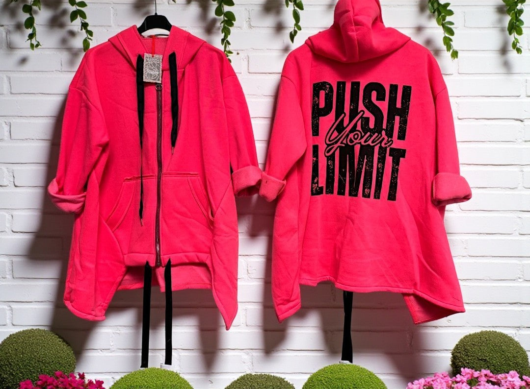 🎯 Jacke „PUSH YOUR LIMIT“ | Gr. 42–46 | 6 Farben 🎯