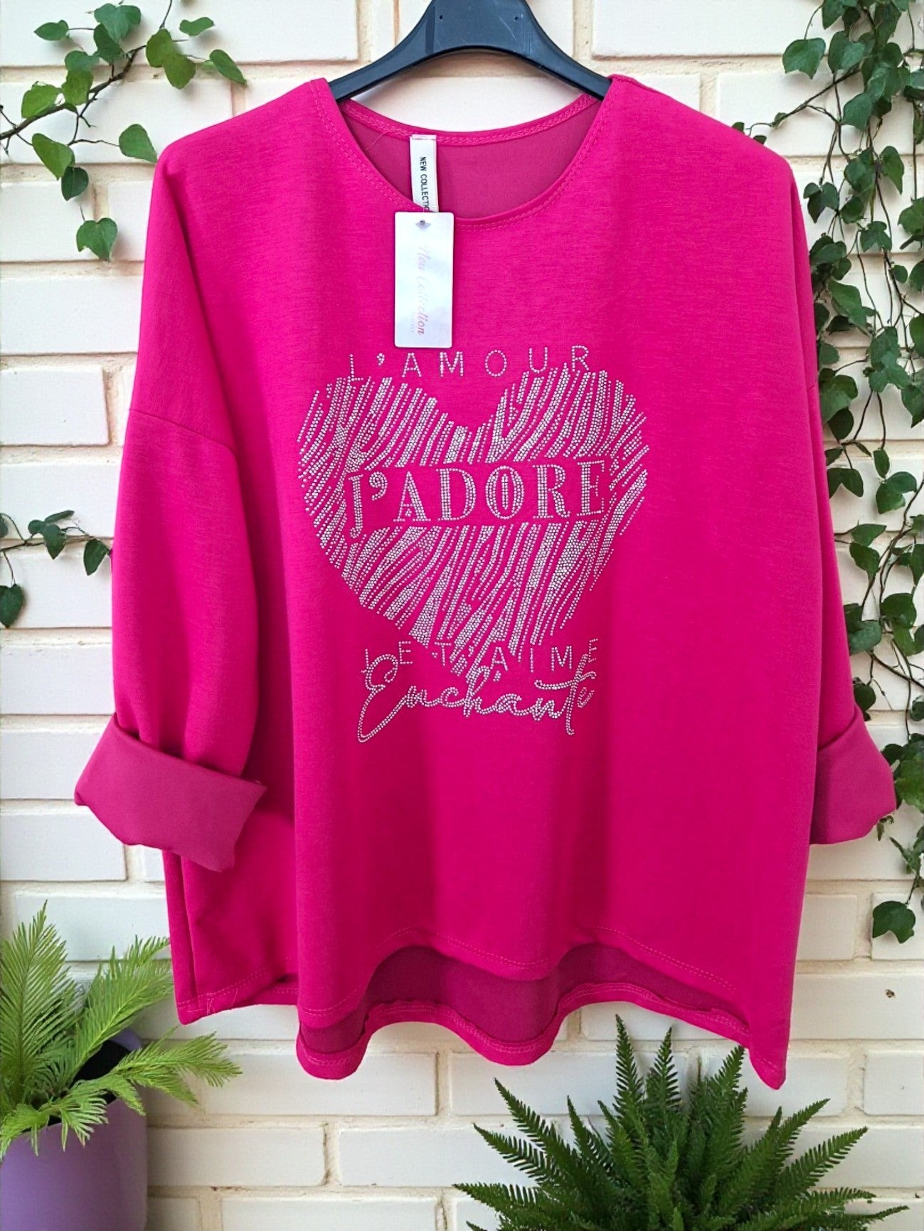 🎀 Sweatshirt "J'Adore" | Gr. 38-44 | 5 Farben 🎀