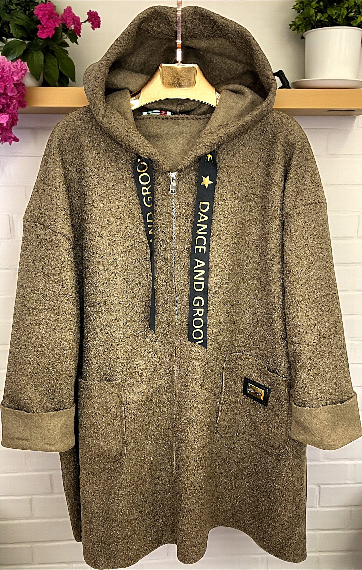 🧥 Teddy-Mantel – Gr. 48–54 – Mega cozy & in vielen Farben 🌈✨