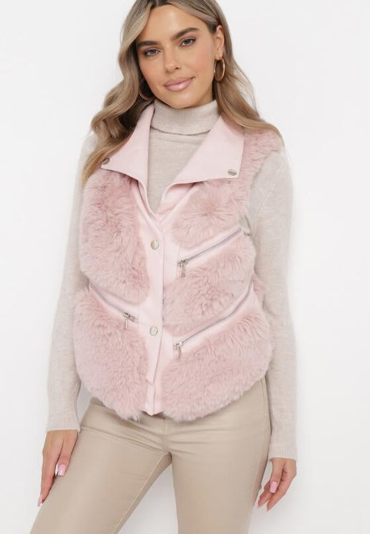 Kunstfell-Weste Gr. 38 - 42