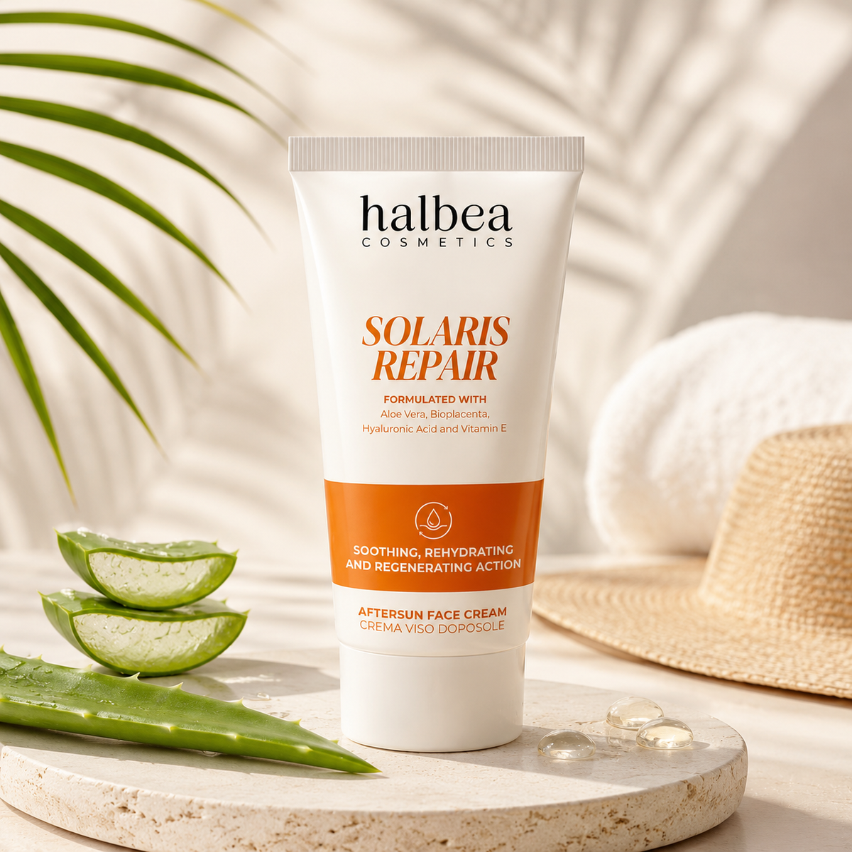 ☀️ Solaris Repair – After-Sun Gesichtscreme – 80 ml 🌿💛  Beruhigende & regenerierende Pflege nach dem Sonnenbad 🌞✨