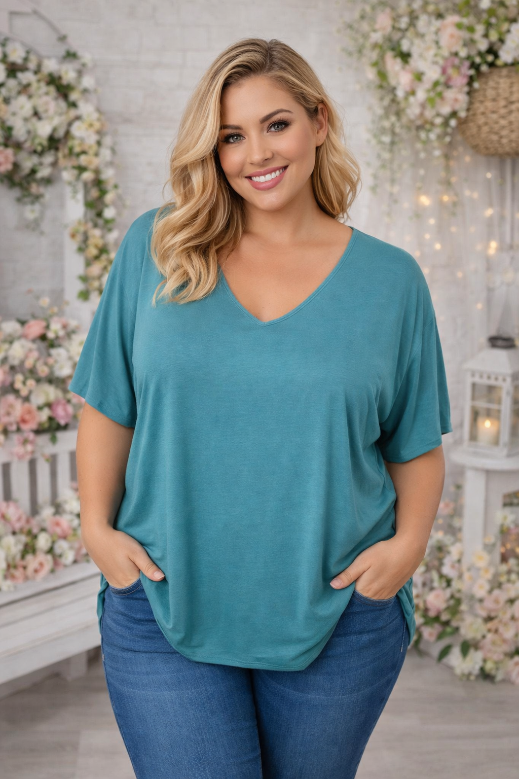 🌸 Damen Shirt – Größe 42–46 | 4 Farben erhältlich 🎨  ✨ Lässig, bequem & absolut vielseitig!