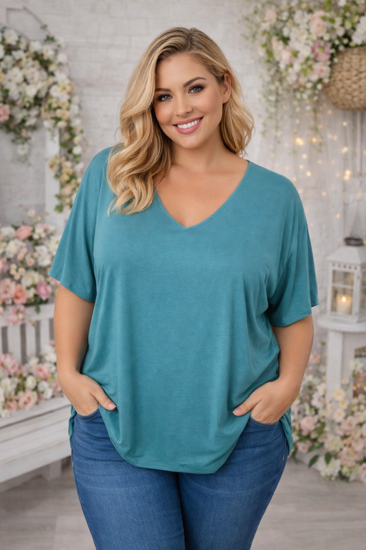 🌸 Damen Shirt – Größe 42–46 | 4 Farben erhältlich 🎨  ✨ Lässig, bequem & absolut vielseitig!