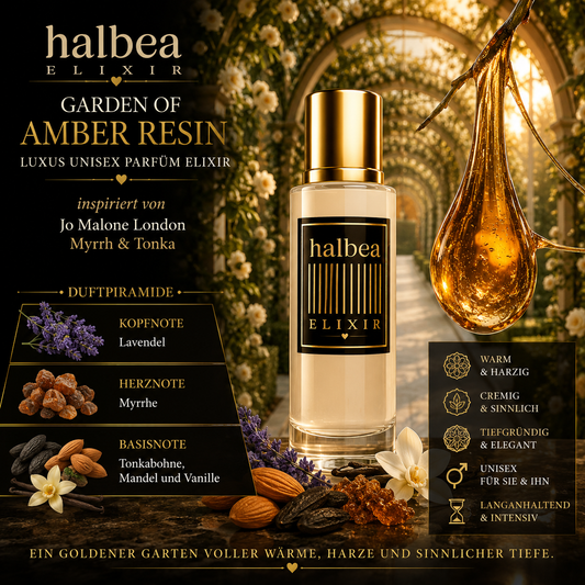 ✨ Garden of Amber Resin – Unisex Parfum Elixir | inspiriert von Jo Malone London „Myrrh & Tonka“ ✨