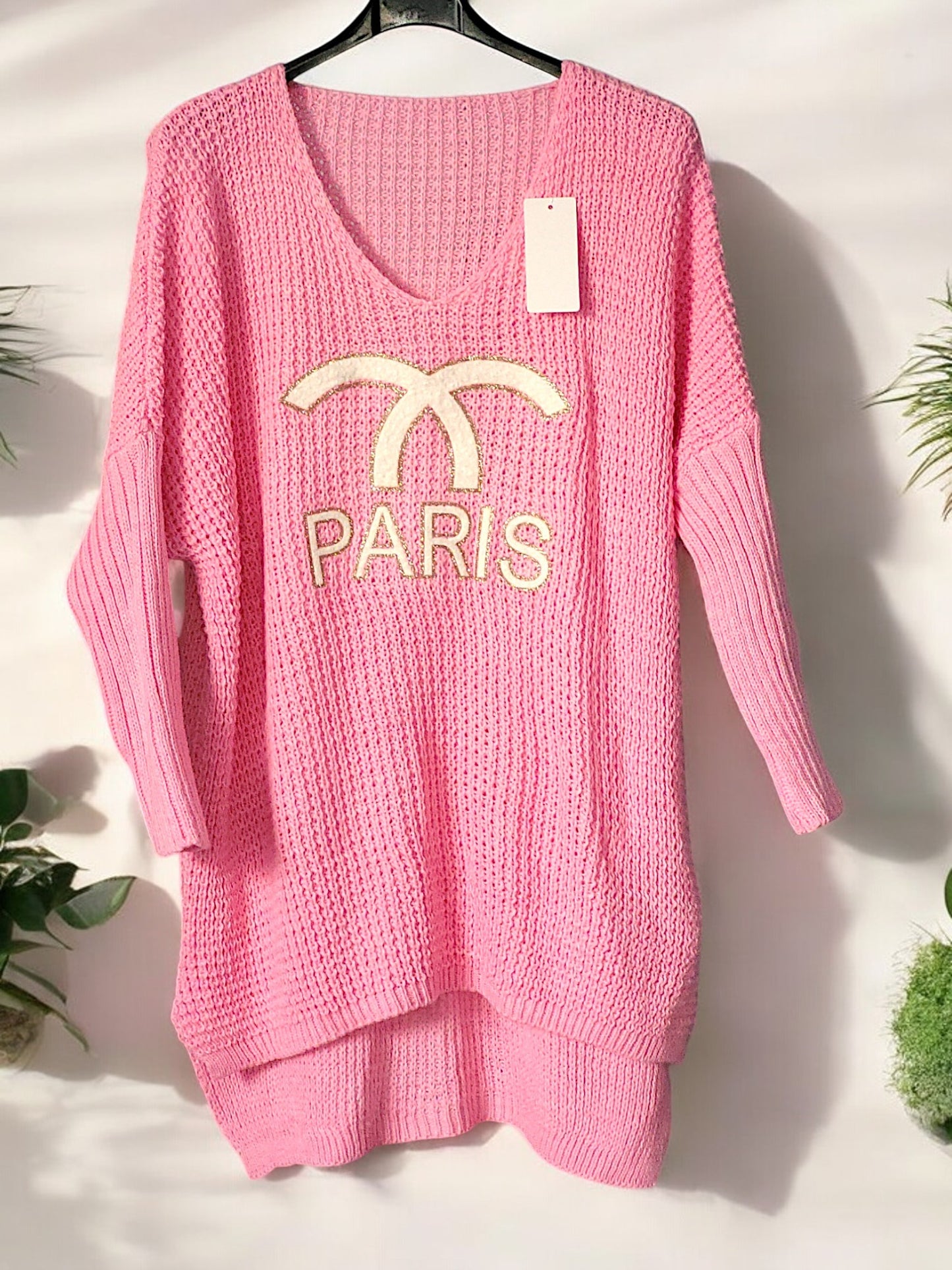 Oversize Grobstrick-Pullover Paris Gr. 40 - 48 in versch. Farben