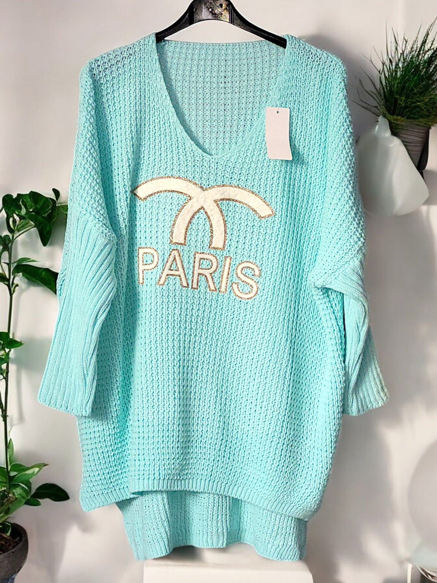 Oversize Grobstrick-Pullover Paris Gr. 40 - 48 in versch. Farben