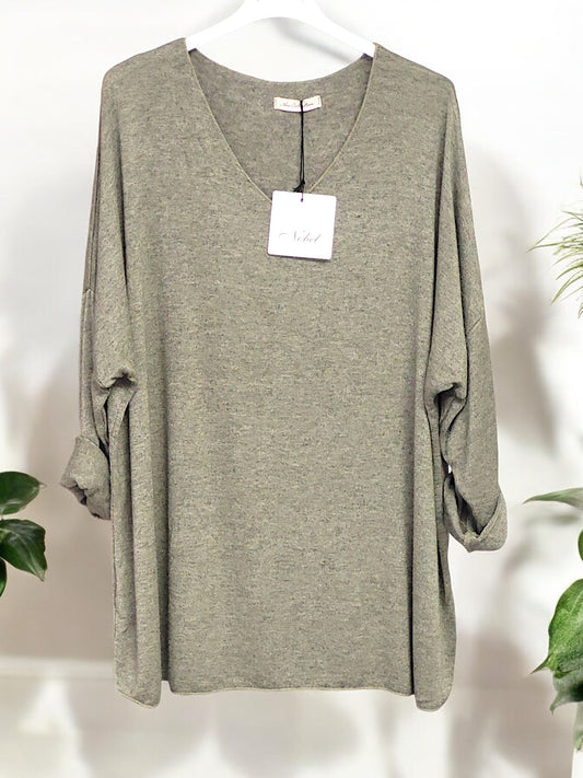 Feinstrick-Pullover uni Gr. 42 - 46 in versch. Farben