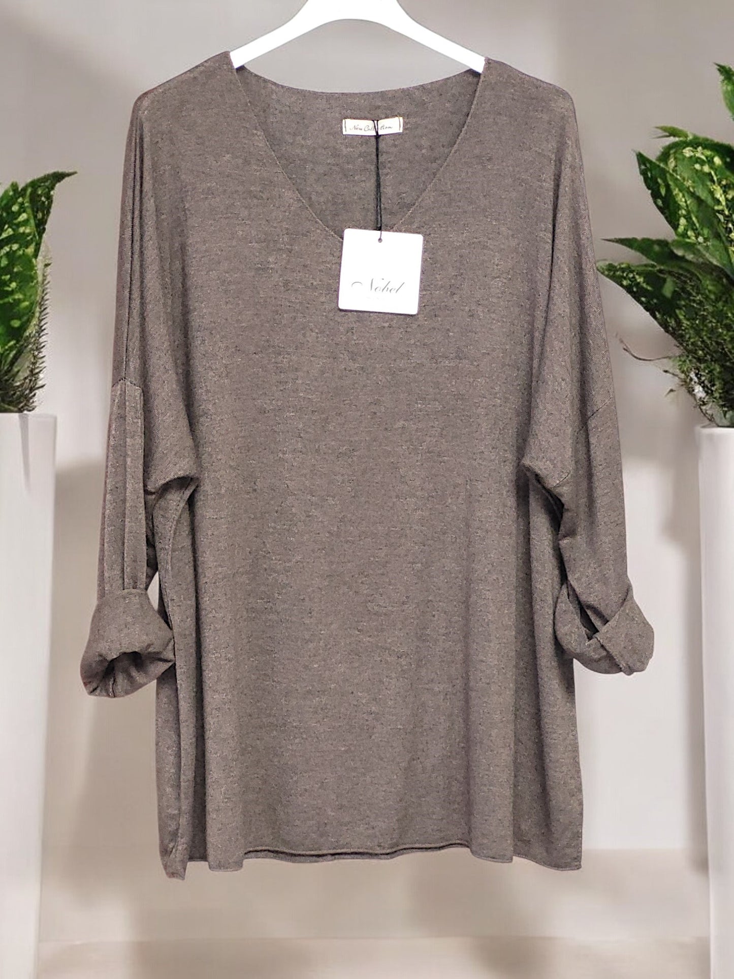 Feinstrick-Pullover uni Gr. 42 - 46 in versch. Farben