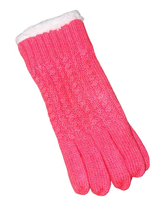 Winterhandschuhe innen mit Teddyfell in versch. Farben