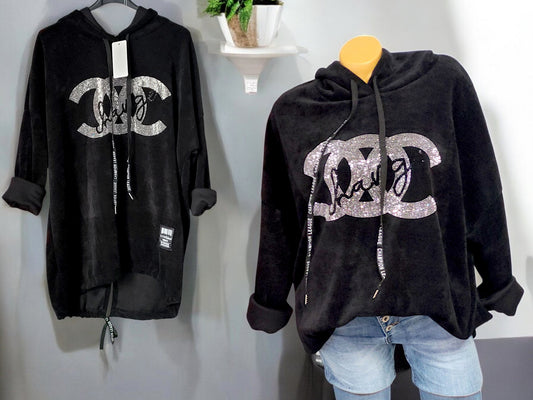 Feincord-Hoodie CC Gr. 42 - 46 in versch. Farben